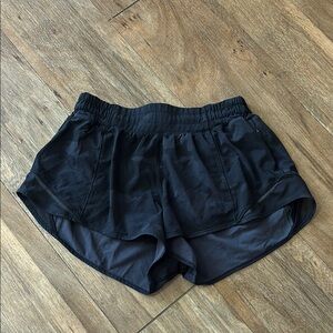 Black Camo Women's Lululemon Shorts